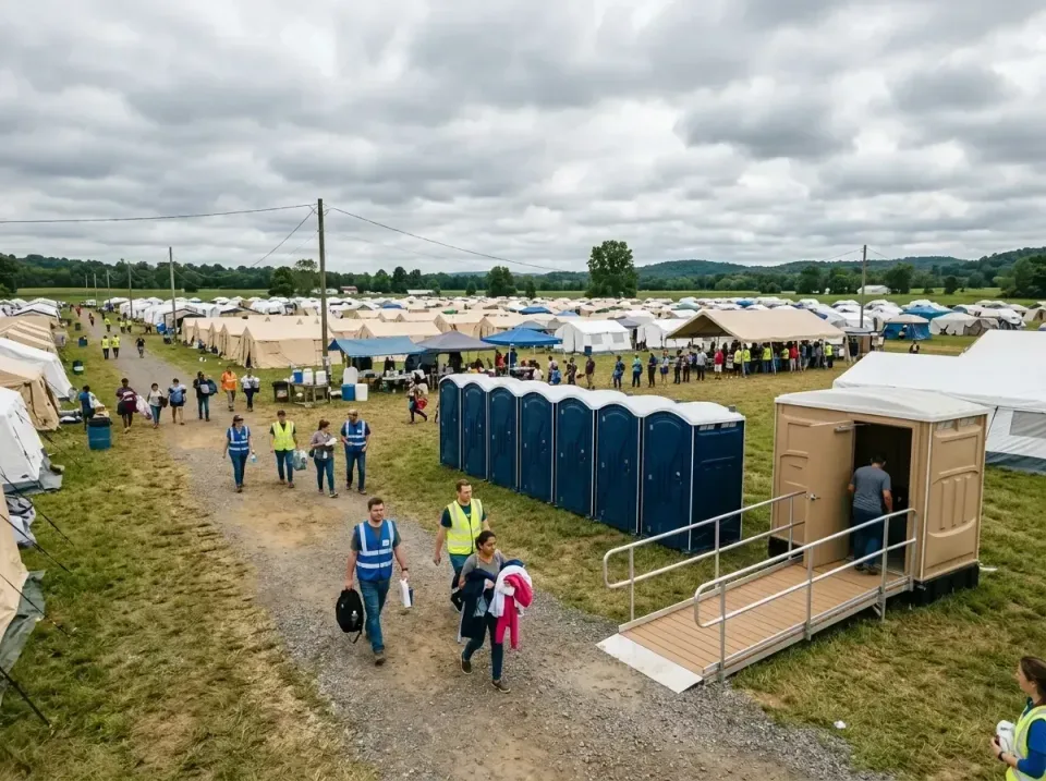 disaster-relief-camp-restrooms-010 — frequently asked questions, Dumpster & Portable Bathrooms Rental in Wilberforce, OH